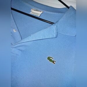 Baby Blue Lacoste Men's Polo